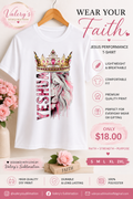 YESHUA Christian Performance T-Shirt | Lion of Judah | Faith Apparel
