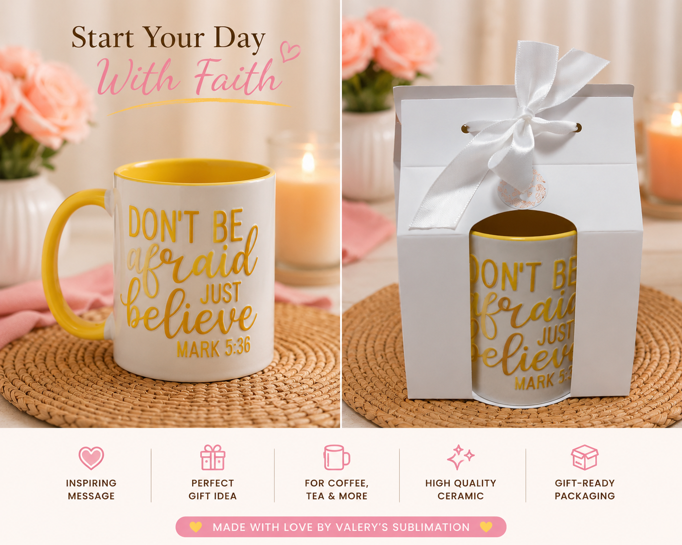 💛 Start Your Day With Faith ☕