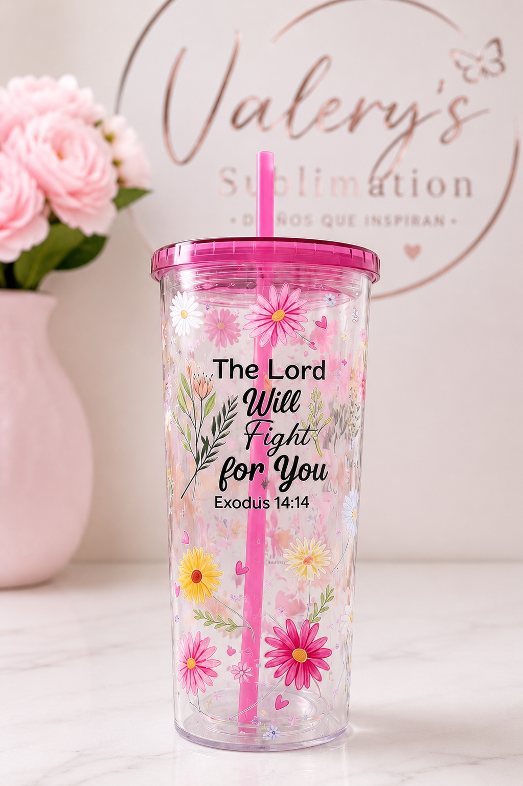 Faith & Flowers Collection | Floral Faith Tumbler 💐🌸