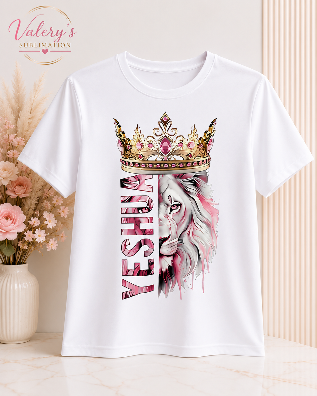 YESHUA Christian Performance T-Shirt | Lion of Judah | Faith Apparel