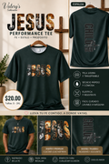 JESUS Christian Performance T-Shirt | Child of God | Faith Apparel