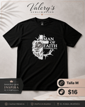 Man of Faith Christian T-Shirt | Black Cotton Shirt
